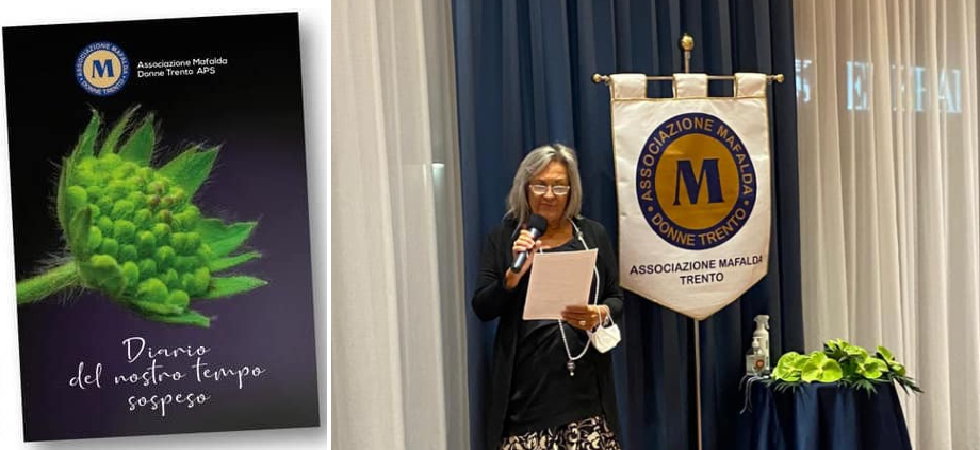 Il libro made in Trentino, Diario del nostro tempo sospeso'' dell'associazione Mafalda premiato al Concorso Letterario